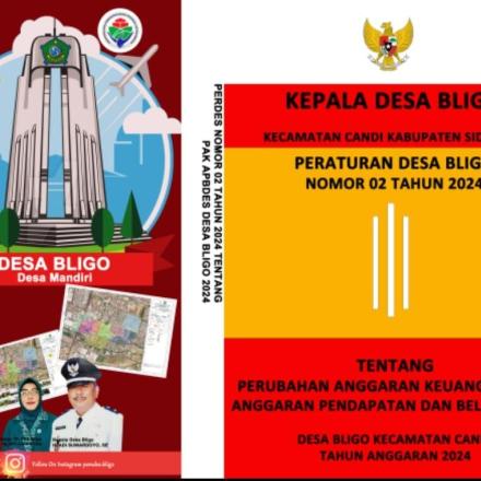 Perdes Nomor 02 Tahun 2024 Tentang Perubahan Anggaran Keuangan (PAK) APBDes Desa Bligo TA. 2024